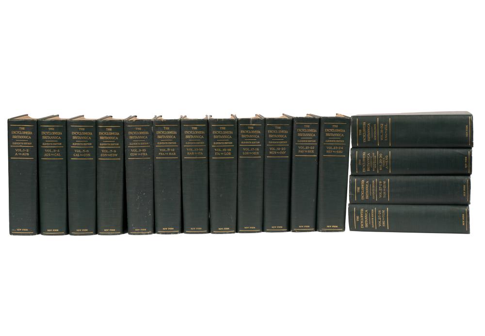 Appraisal: ENCYCLOPEDIA BRITANNICA TH EDITIONNew York comprising volumes - books containing