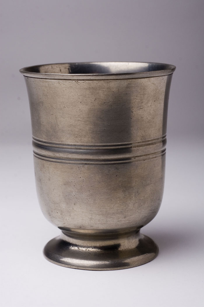 Appraisal: PEWTER BEAKER JAMES WEEKES New York City circa - Poughkeepsie