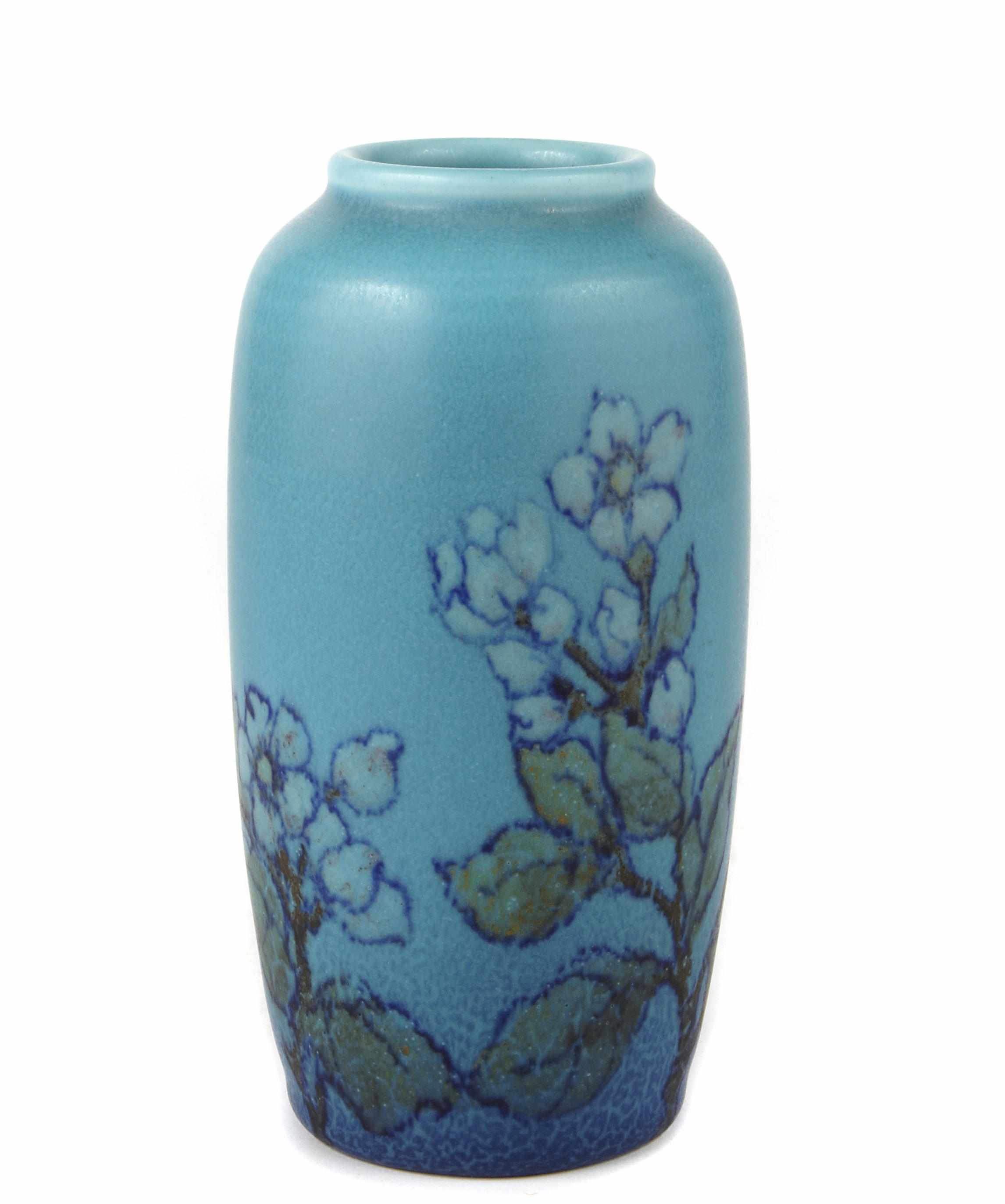 Appraisal: A Rookwood curdled glazed earthenware vase Katherine Jones with Rookwood