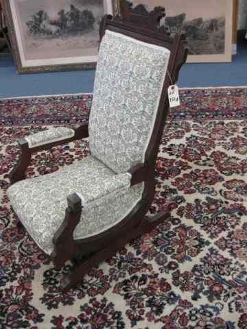 Appraisal: Victorian Eastlake Platform Rocker