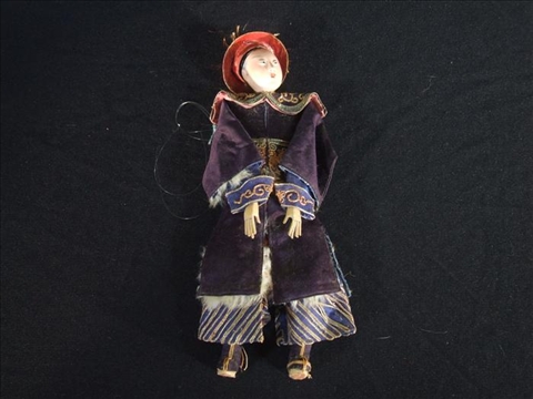 Appraisal: ASIAN HANDPAINTED DOLL