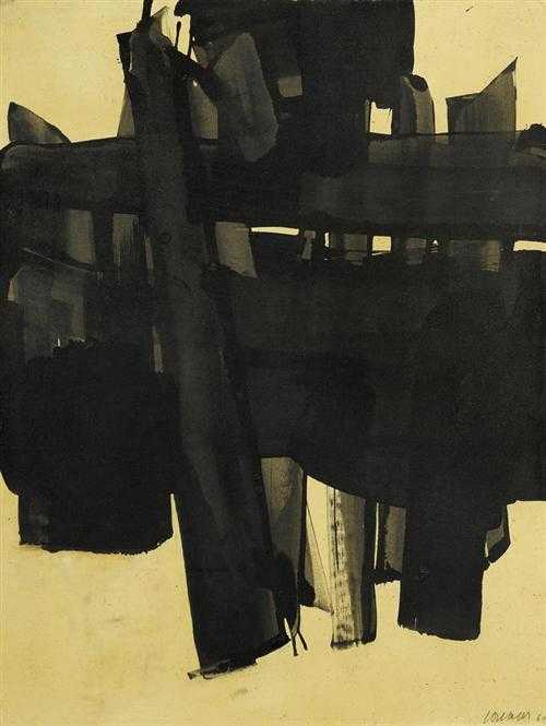 Appraisal: SOULAGES PIERRE Rodez - lives and works in S te