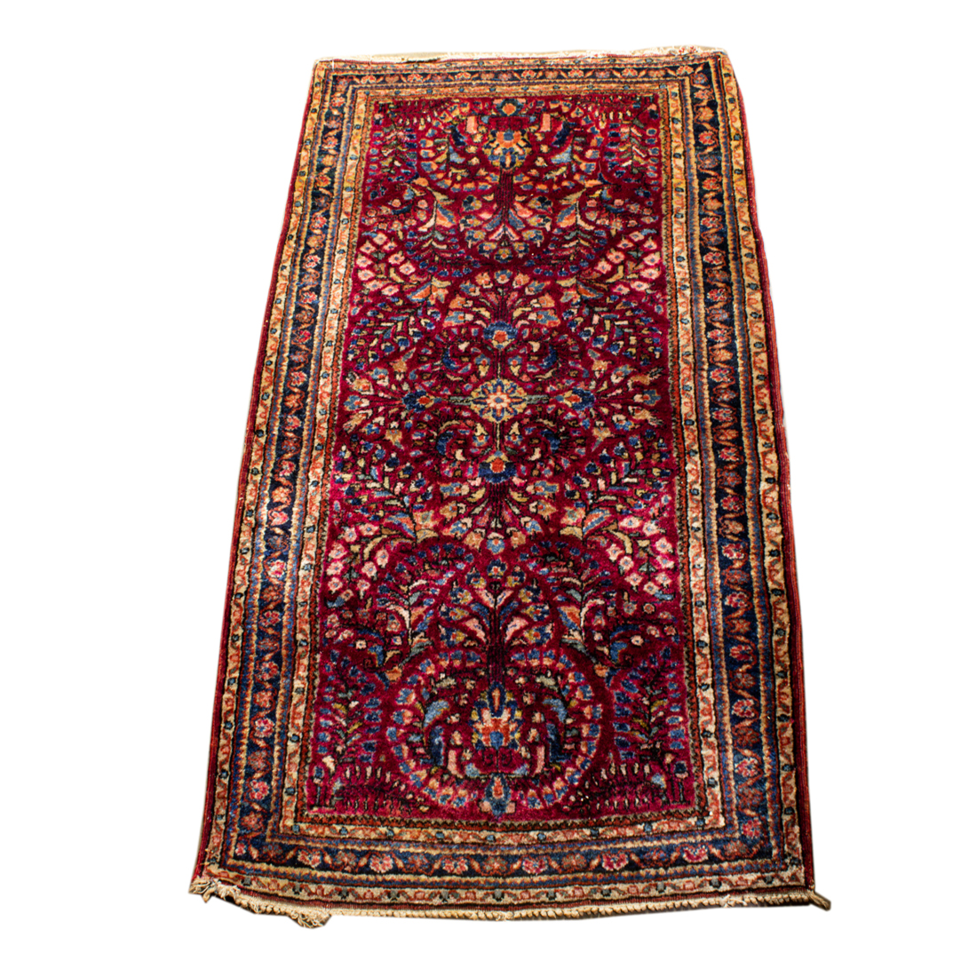 Appraisal: PERSIAN SAROUK RUNNER Persian Sarouk runner ' x '