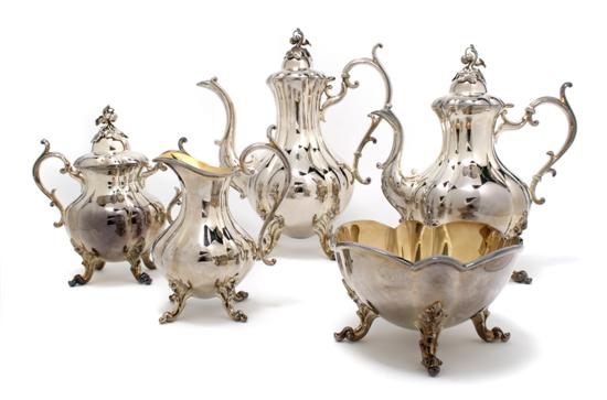 Appraisal: An American Silverplate Tea and Coffee Service Reed and Barton