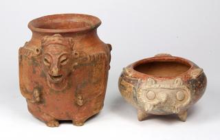 Appraisal: lot of Pre-Columbian Meso-American figural vessels circa AD - the