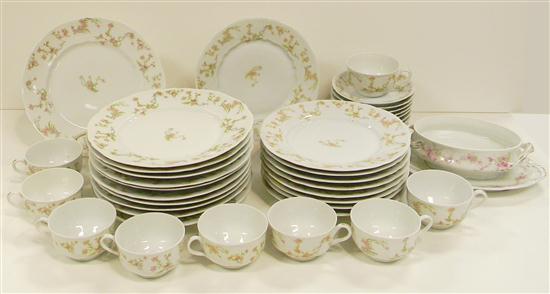 Appraisal: Royal Saxony China including ten dinner plates nine salad plates