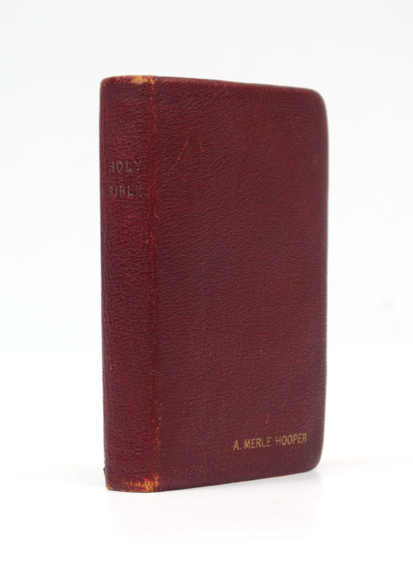 Appraisal: TH CENTURY AUTOGRAPHED BIBLE A unique and varied collection of