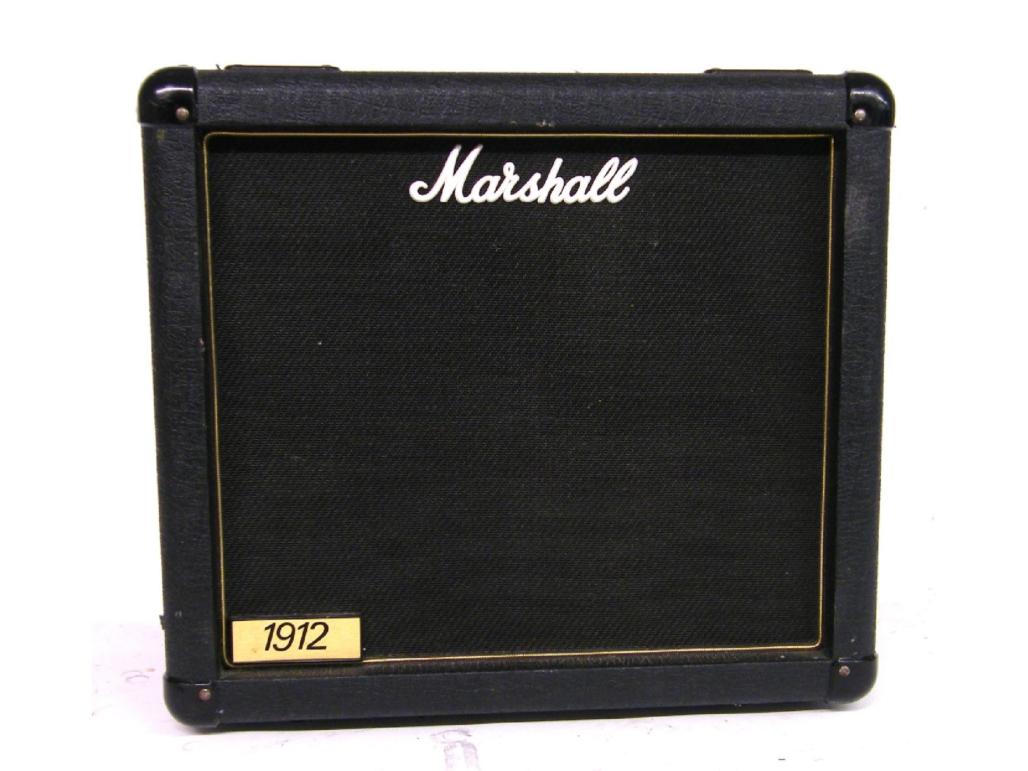 Appraisal: Marshall watt x speaker cabinet serial no appears to be