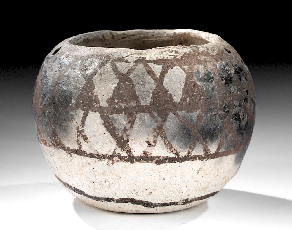 Appraisal: Anasazi Black on White Pottery Jar - Mesa Verde Museum