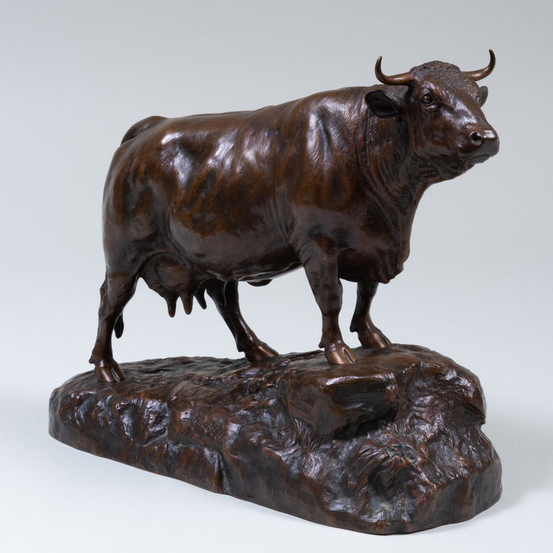 Appraisal: After Isidore Jules Bonheur - La Vache Bronze signed 'I