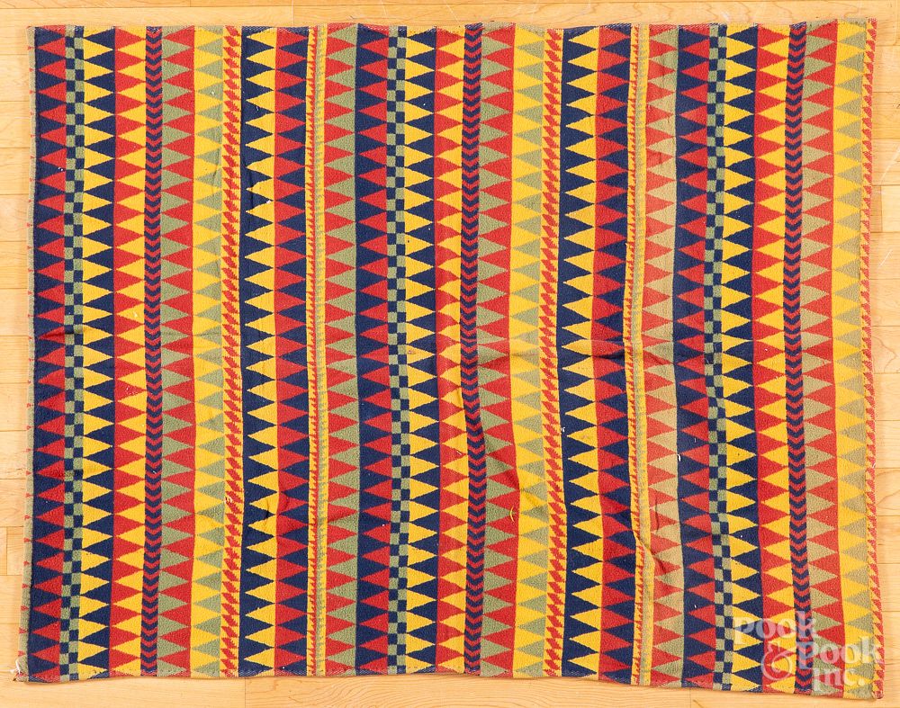 Appraisal: Native American Indian childs's blanket ca Native American Indian childs's