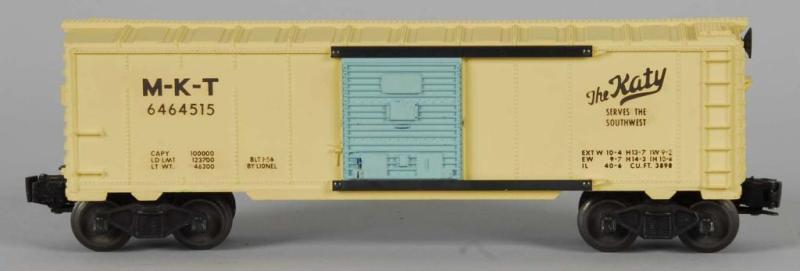 Appraisal: Lionel No Girls Yellow Boxcar Description This example is The