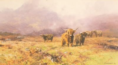 Appraisal: David Shepherd - Highland Cattle signed limited edition no of