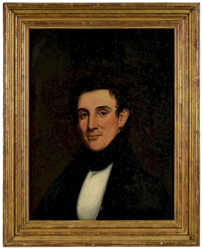 Appraisal: Manner Of Jacob Eicholtz American - Portrait of a Gentleman