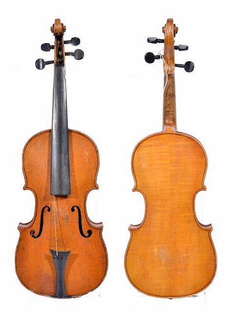 Appraisal: A LATE TH CENTURY HALF SIZE VIOLIN probably German length