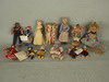 Appraisal: DOLLS - Lot of thirteen ethnic dolls made of cloth