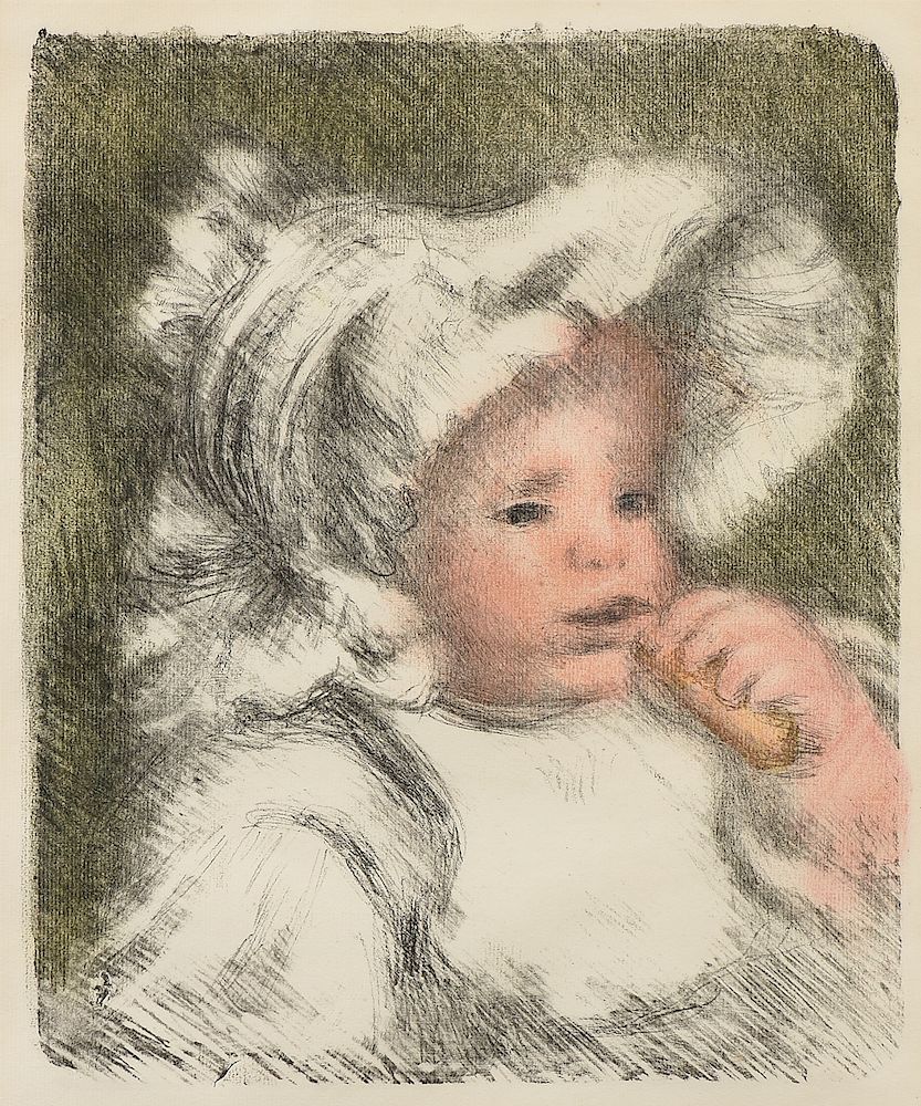 Appraisal: after PIERRE AUGUSTE RENOIR French - A LITHOGRAPH L'Enfant au