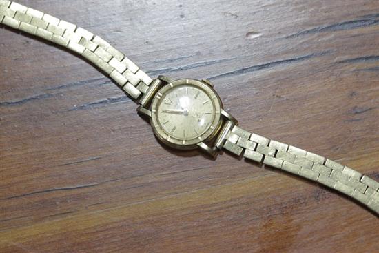 Appraisal: LADIES GOLD WATCH Rolex with second-dial at position Marked ''