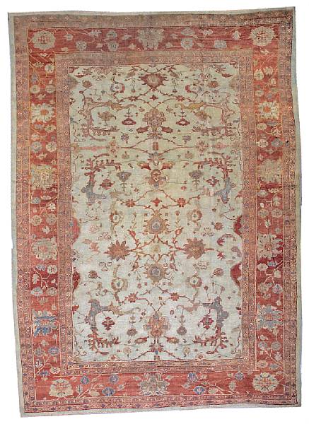 Appraisal: A Ziegler Sultanabad carpet Central Persia late th century size