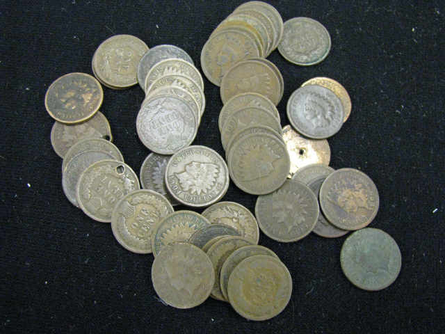 Appraisal: Indian Head Cents mixed