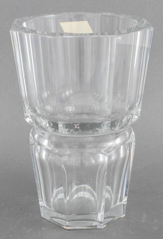 Appraisal: BACCARAT CRYSTAL VASE Baccarat crystal vase made in France marked