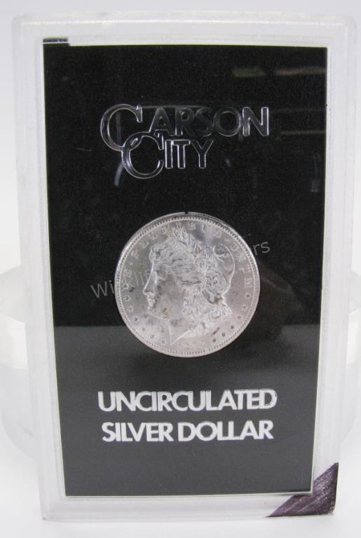 Appraisal: -CC Morgan Silver Dollar uncirculated Carson City mint mark in