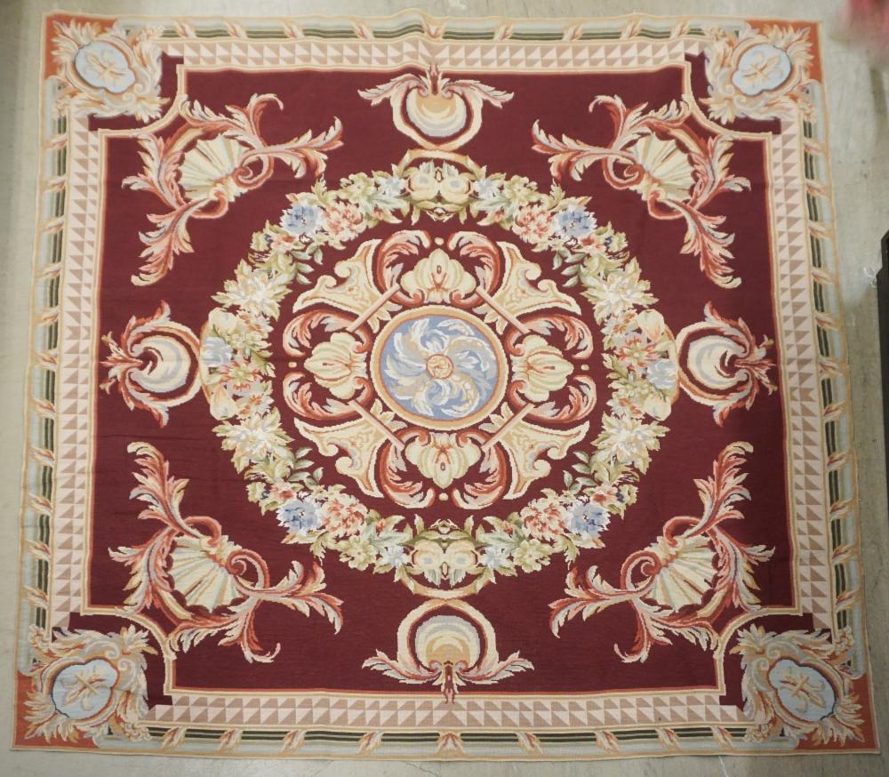 Appraisal: Aubusson Needlepoint Rug ft x ft in