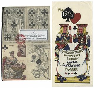 Appraisal: Lot of Six International Playing-Card Society Convention Items Including four