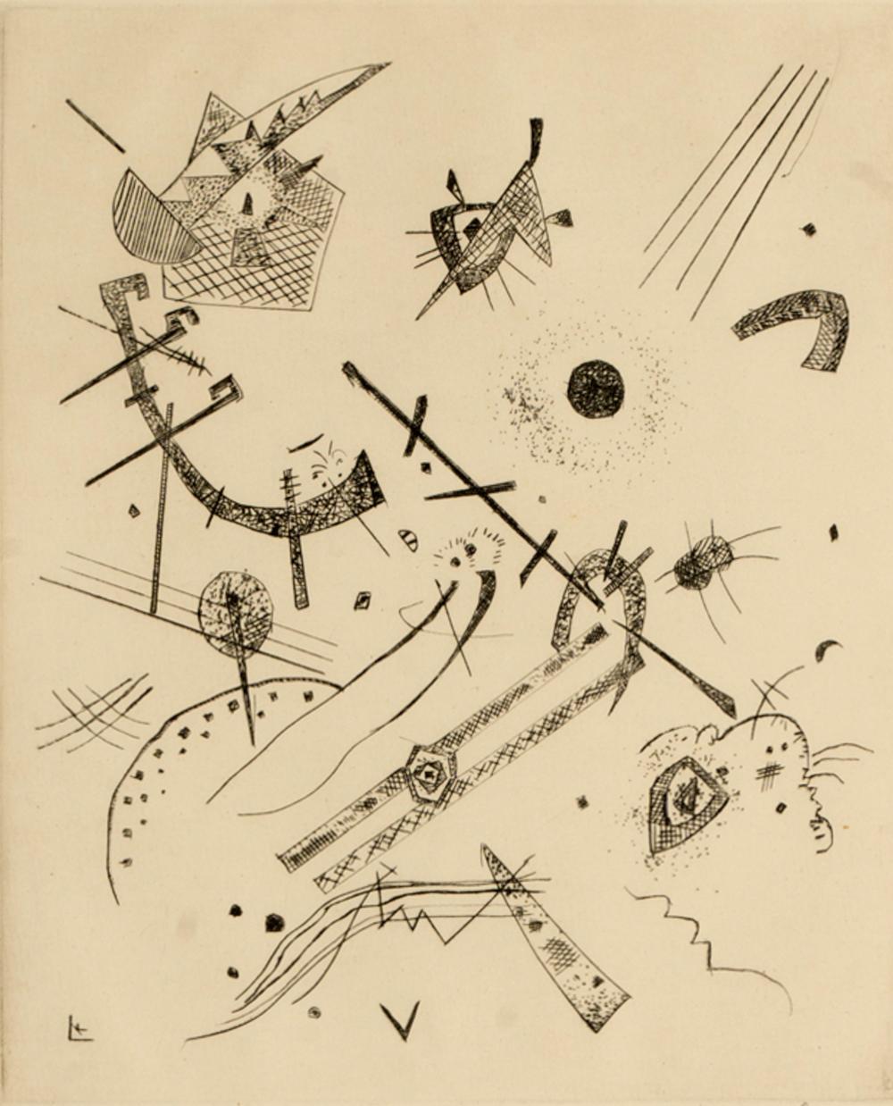 Appraisal: WASSILY KANDINSKY - SMALL WORLDS XI from Small Worlds portfolio