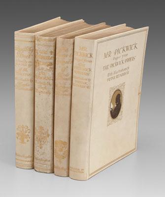 Appraisal: Four vellum-covered books published by Hodder and Stoughton England J