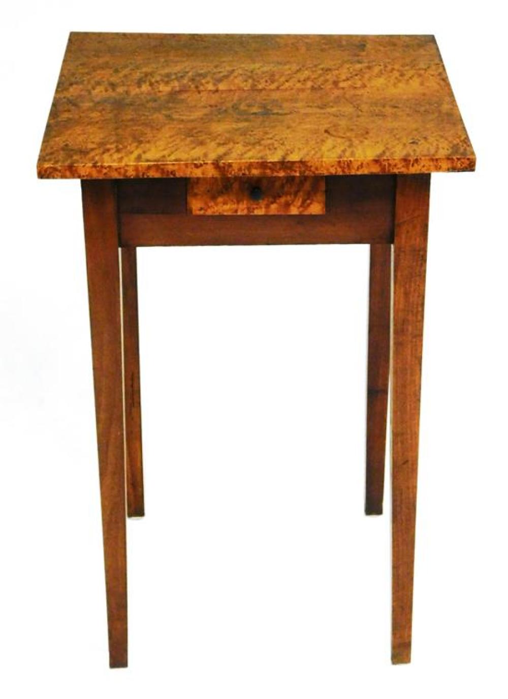 Appraisal: Federal single drawer stand with alterations American early th C