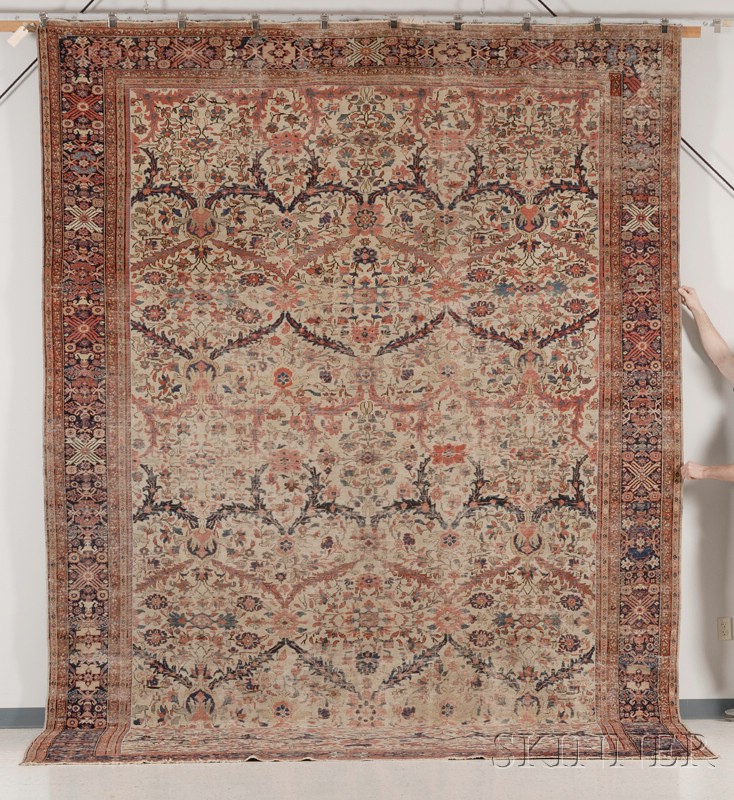 Appraisal: Sultanabad Carpet West Persia last quarter th century areas of