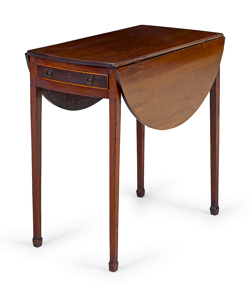 Appraisal: An English Mahogany Pembroke Table An English Mahogany Pembroke Table