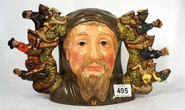 Appraisal: Royal Doulton Large Character Jug Geoffrey Chaucer D Limited Edition