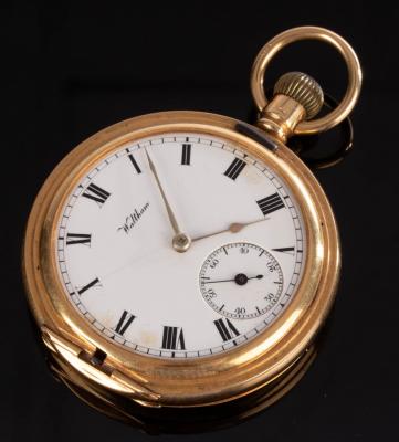 Appraisal: A gentleman's ct gold pocket watch the case Birmingham