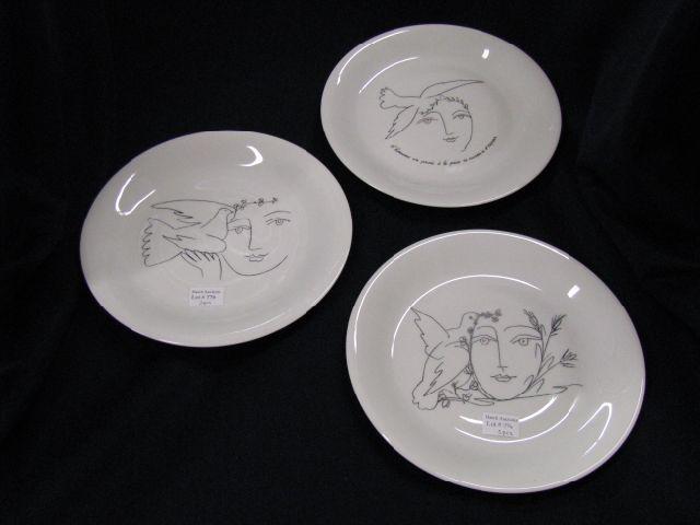 Appraisal: Set of Picasso Porcelain Plates by Limoges