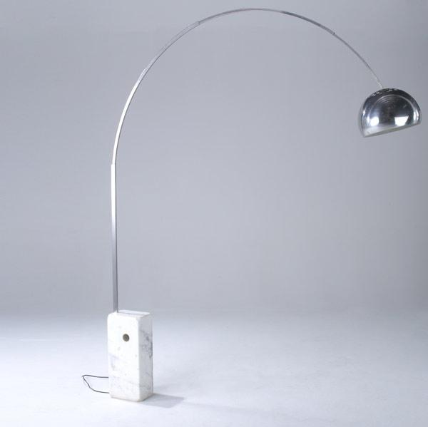 Appraisal: ACHILLO CASTIGLIONI AND PIERGIACOMO CASTIGLIONI FLOS Arco floor lamp with