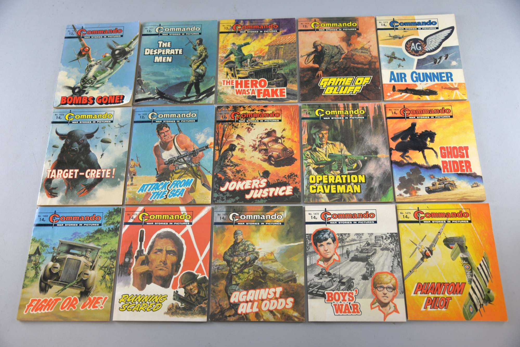 Appraisal: War Stories In Pictures Comics Commando over copies ranging from