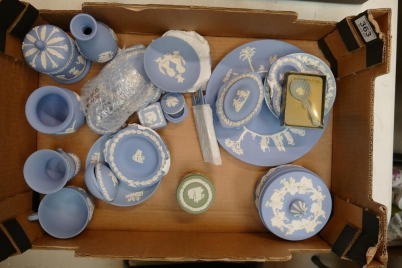 Appraisal: A good collection of Wedgwood items to include vases lidded