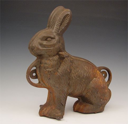 Appraisal: GRISWOLD CAST IRON CHOCOLATE BUNNY MOLD Marked Griswold MFg Co