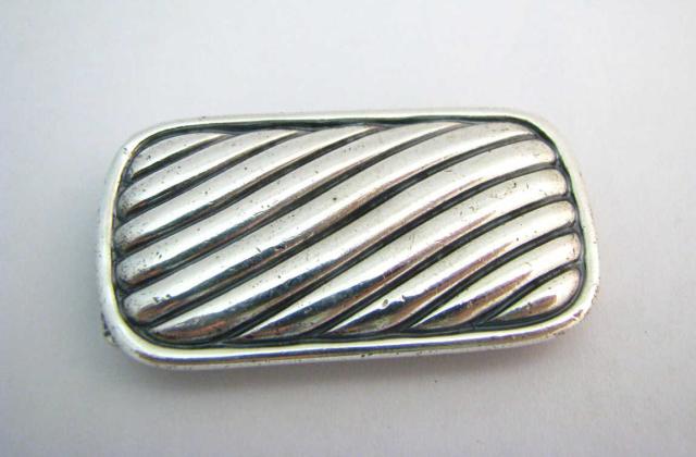 Appraisal: David Yurman Sterling Silver Cable Classics Money Clip