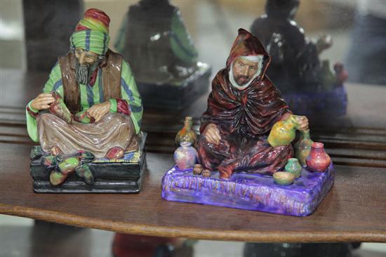 Appraisal: TWO ROYAL DOULTON FIGURES ''The Potter'' HN '' h And