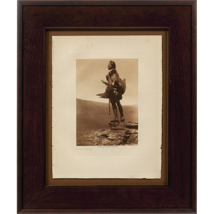 Appraisal: Edward Sheriff Curtis photogravure The Eagle-Catcher