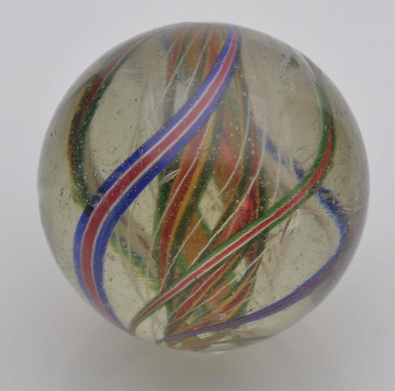 Appraisal: Large Three Stage Divided Core Swirl Marble Core is four