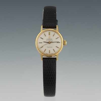 Appraisal: A Ladies' Omega Seamaster Automatic k Gold Watch jewel automatic