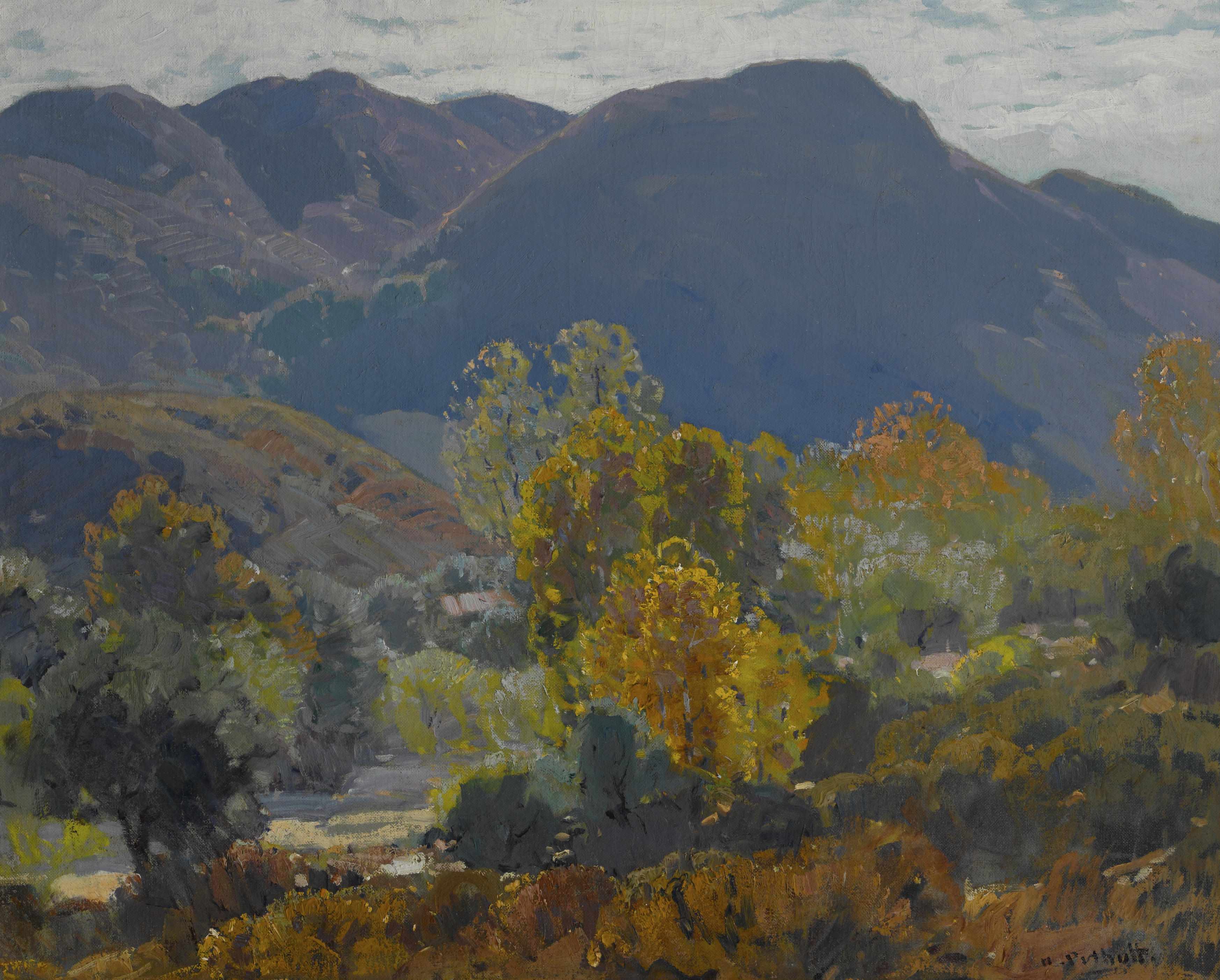 Appraisal: Hanson Puthuff American - Malibu Canyon signed 'H Puthuff '