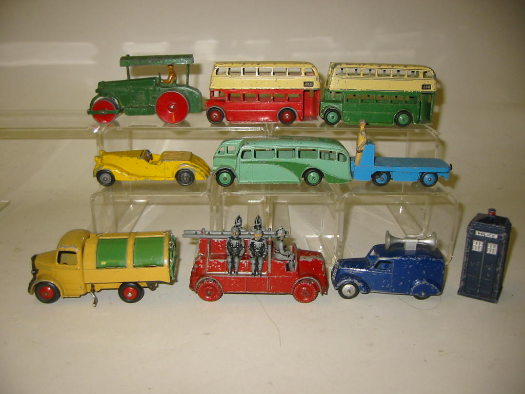 Appraisal: Nine various old Dinky Commercial and other models and an