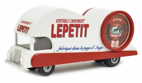 Appraisal: TOUR DE FRANCE TRUCK French red and white wood and