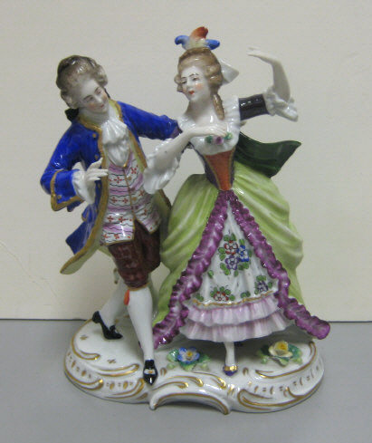 Appraisal: GERMAN PORCELAIN FIGURE GROUP Sitzendorf and VEB Porcelain Manufactories mid