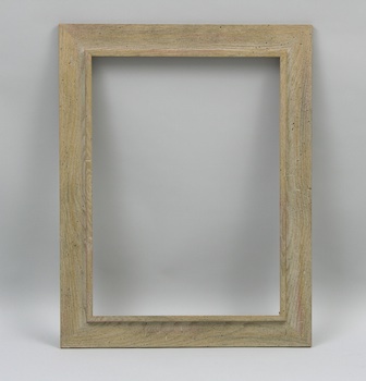 Appraisal: A Distressed Finish Flat Panel Picture Frame A distressed finish